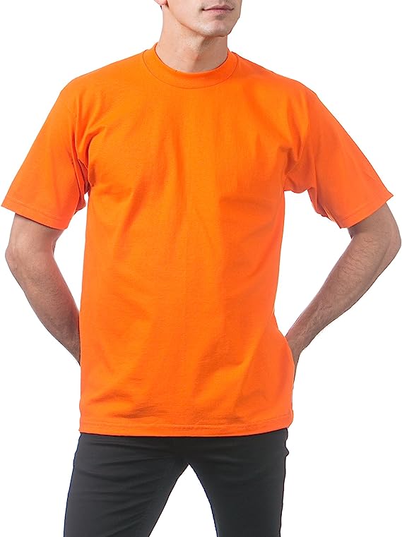 Gildan Men's T-Shirt - Orange - S