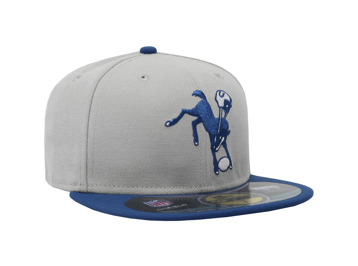 New Era 59FIFTY Men's Indianapolis Colts Grey/Royal Fitted Cap 7 1/4