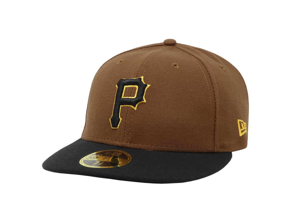 Men's Pittsburgh Pirates New Era Brown Pink Undervisor 59FIFTY Fitted Hat