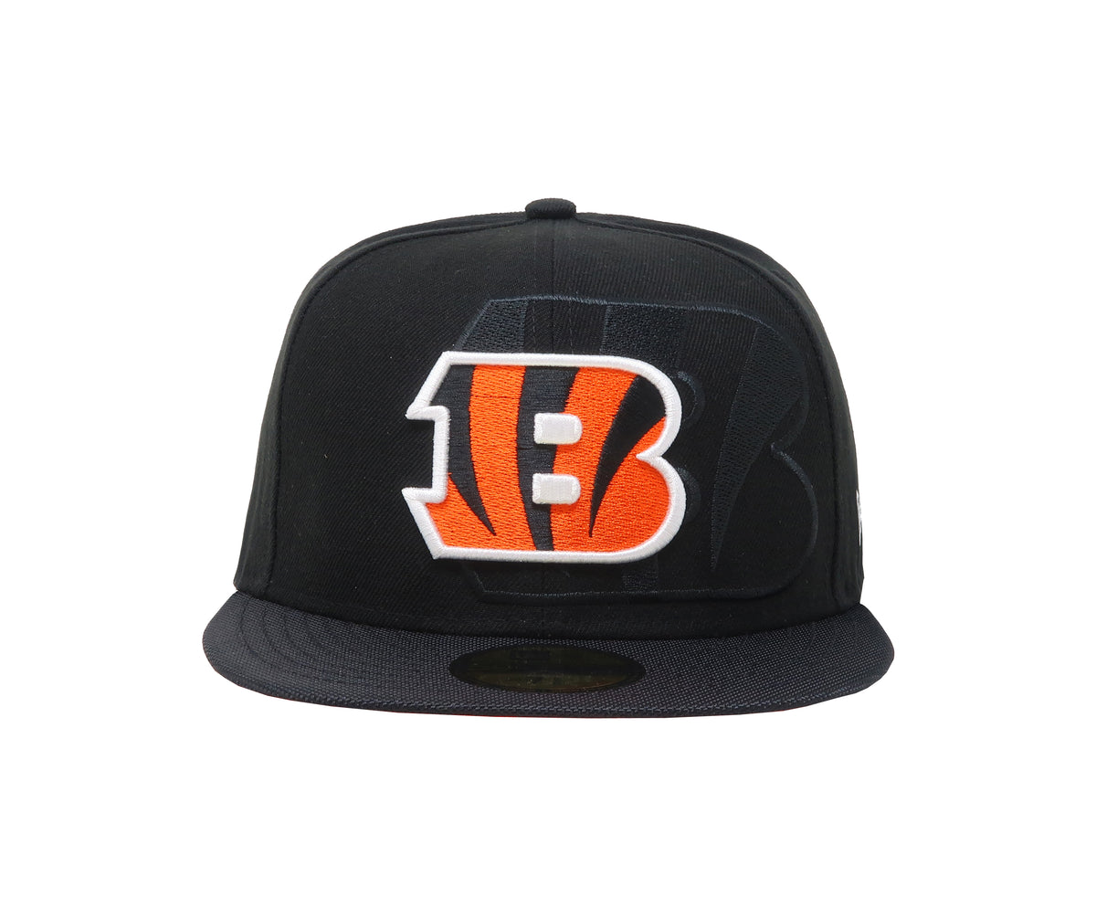 Men's New Era Black Cincinnati Bengals Team Basic 59FIFTY Fitted Hat