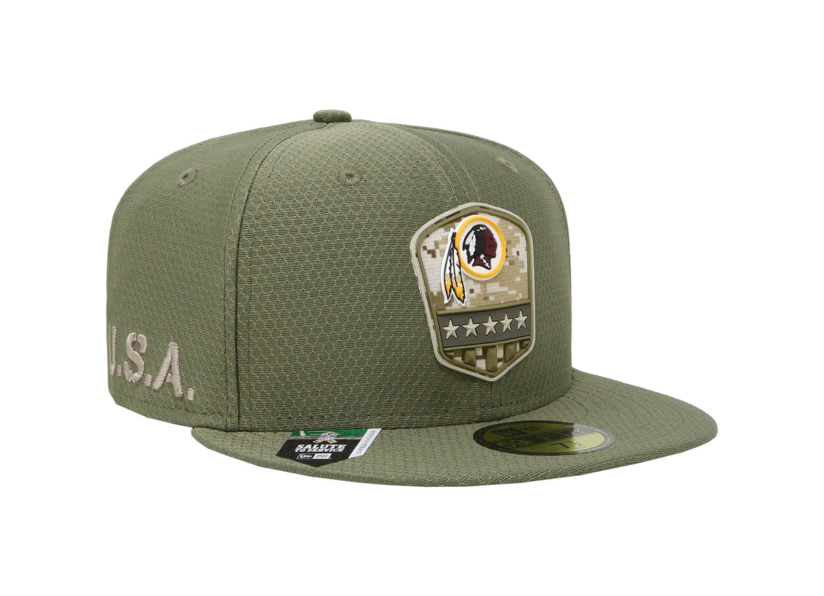 New Era 59Fifty Washington Commanders Salute To Service Fitted Sz