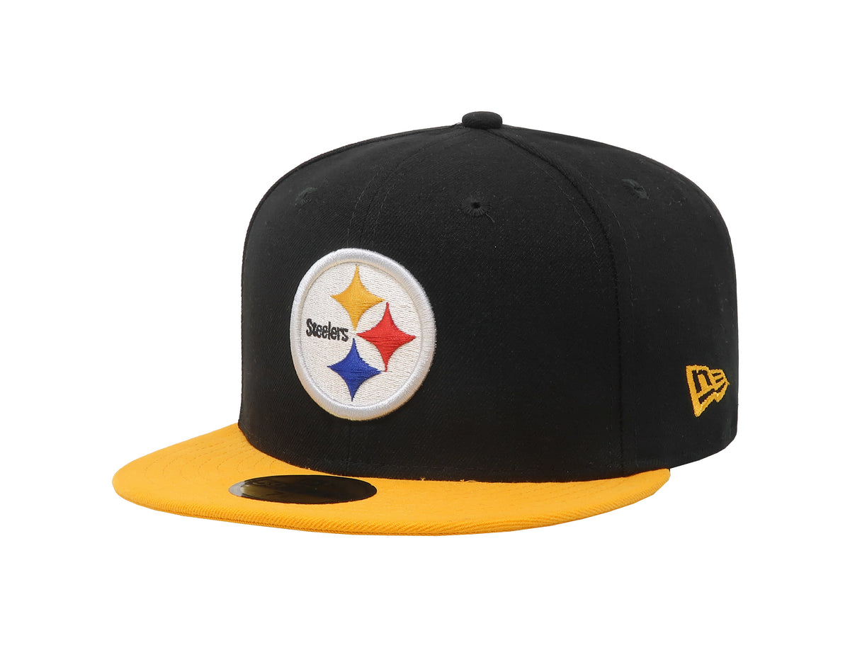 NEW ERA 59Fifty 'Pittsburgh Steelers AFC' Fitted (Cream/Black/Yellow)