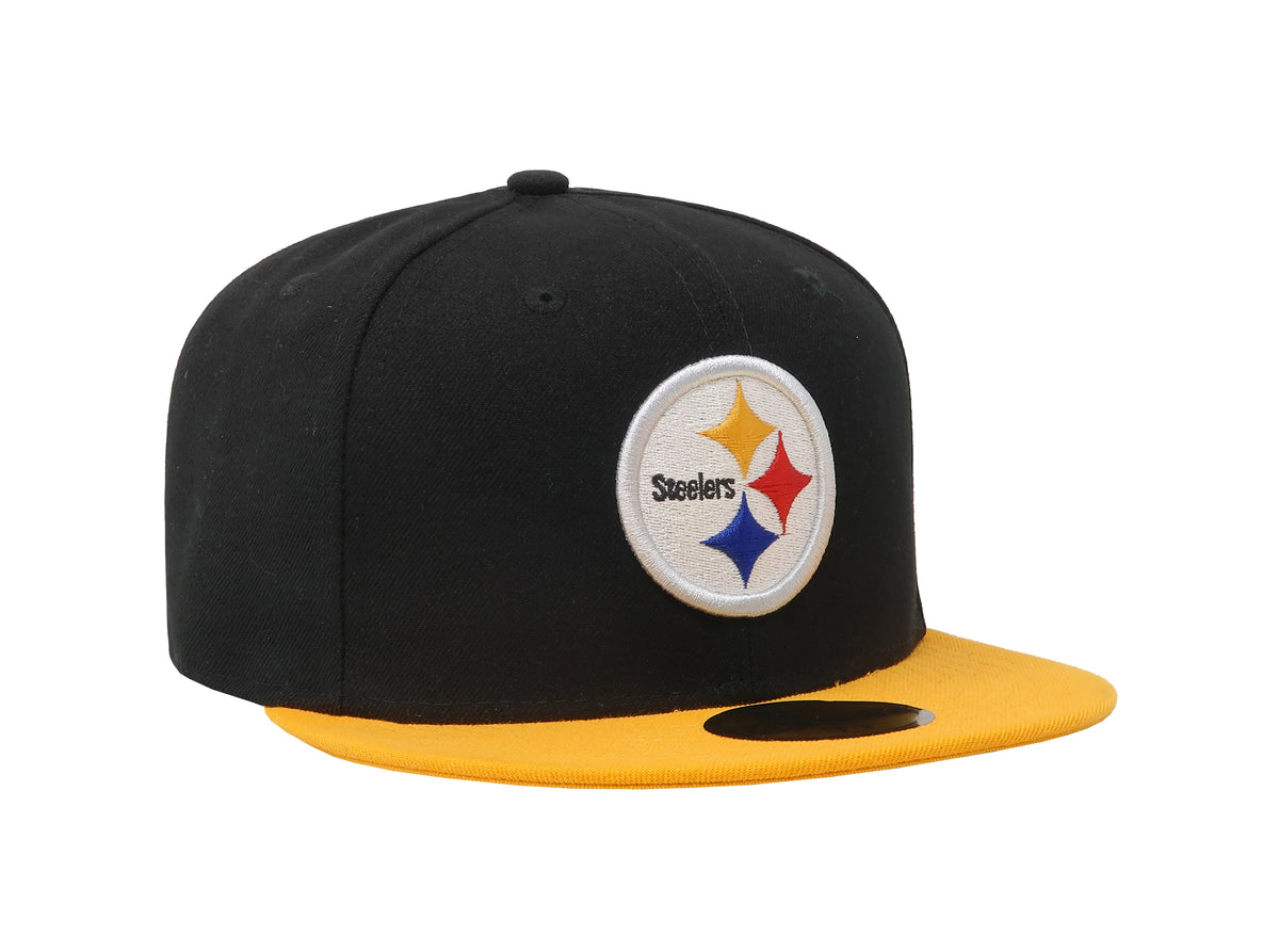 New Era 59Fifty Men's Pittsburgh Steelers Black/Yellow Fitted Cap – Shoe  Hut Online