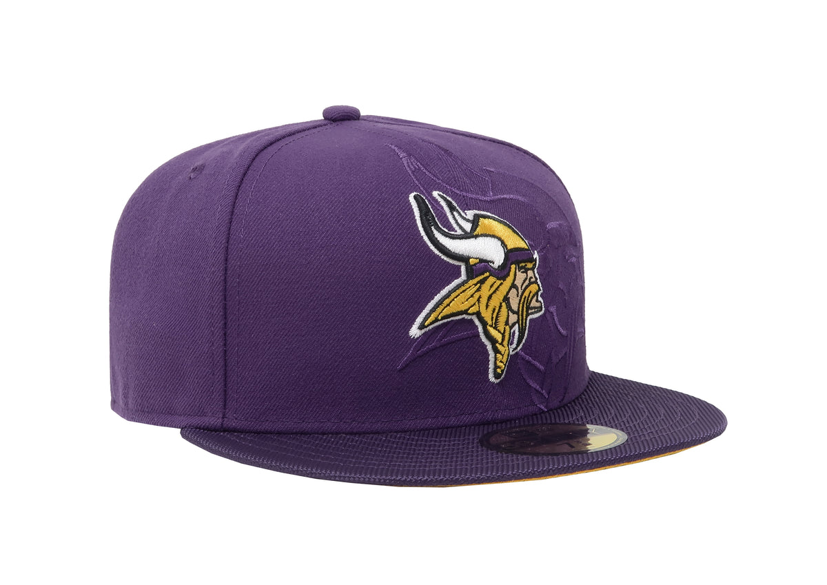 Minnesota Vikings NFL Purple Hat Mitchell & Ness Fitted Size 7 1/4