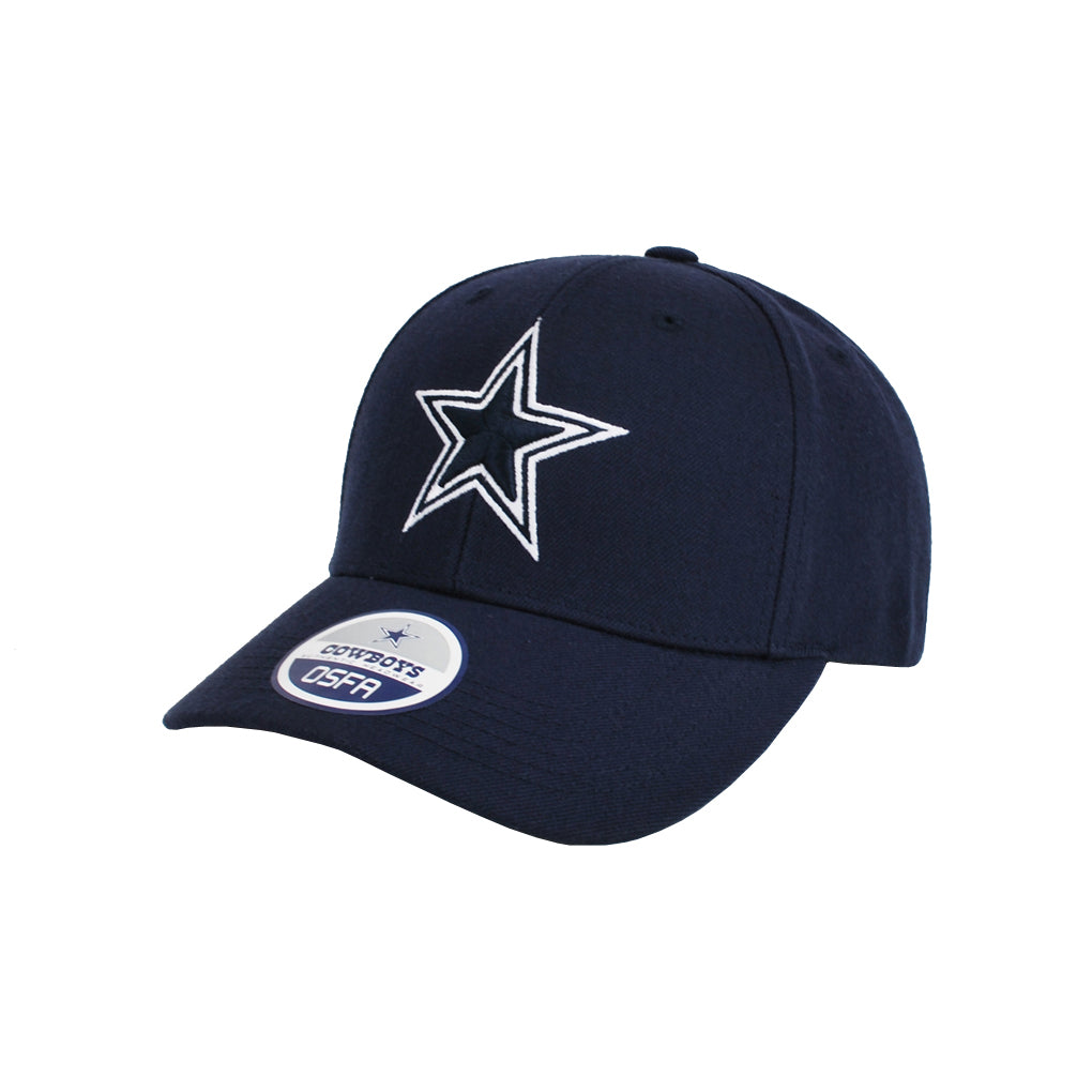 Dallas Cowboys Basic Logo Wool Adjustable Hat Navy