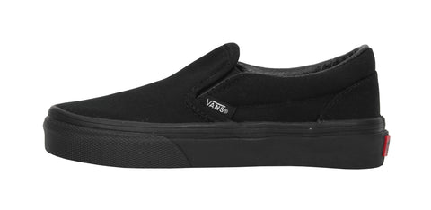 Vans Little Kids Classic Slip On Black Shoes