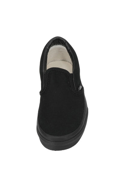 Vans Little Kids Classic Slip On Black Shoes