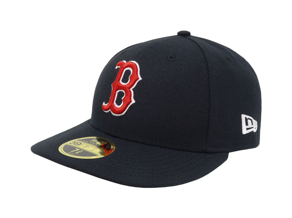 New Era 59Fifty Men's Low Profile Boston Red Sox Navy Fitted Hat