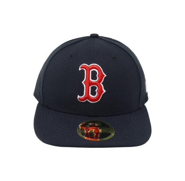 New Era 59Fifty Men's Low Profile Boston Red Sox Navy Fitted Hat