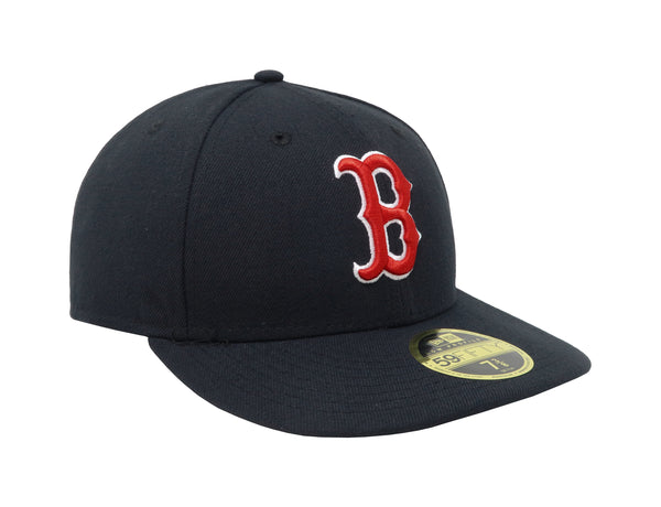 New Era 59Fifty Men's Low Profile Boston Red Sox Navy Fitted Hat