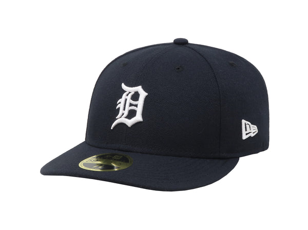 New Era 59Fifty Men's Detroit Tigers Low Profile Navy Fitted Cap