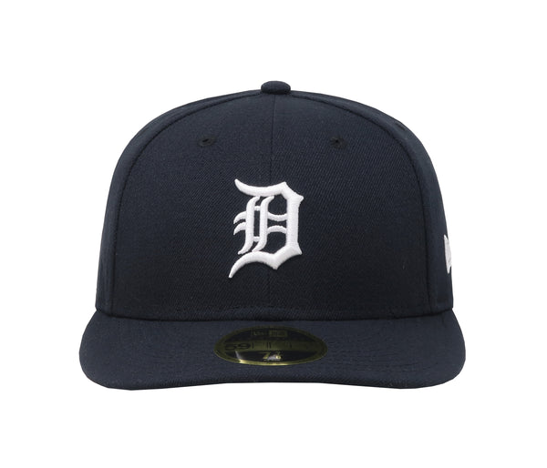 New Era 59Fifty Men's Detroit Tigers Low Profile Navy Fitted Cap