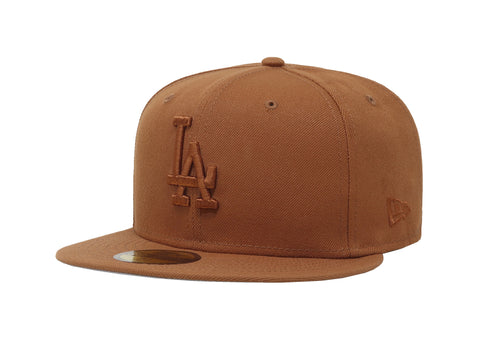 New Era 59Fifty Men's Los Angeles Dodgers Color Pack Brown Fitted Hat