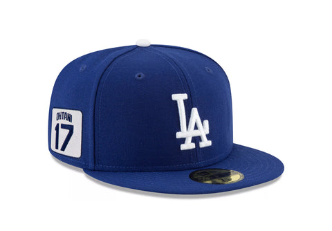 New Era 59Fifty Men's Los Angeles Dodgers Shohei Ohtani 17 Royal Fitted Cap