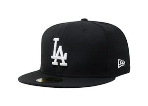 New Era 59Fifty Men's MLB Basic Los Angeles Dodgers Black Big Size Fitted Cap