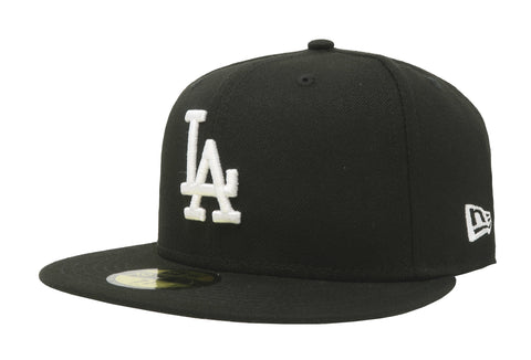 New Era 59Fifty Men's MLB Basic Los Angeles Dodgers Black Fitted Cap