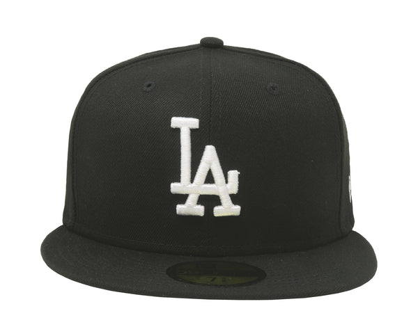 New Era 59Fifty Men's MLB Basic Los Angeles Dodgers Black Fitted Cap