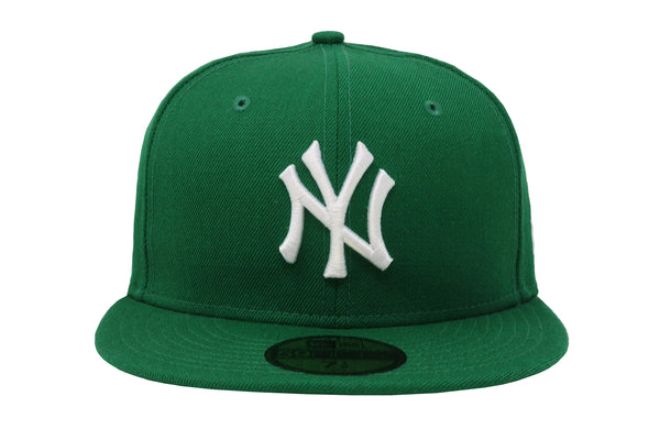 New Era 59Fifty Men's MLB Basic New York Yankees Green Fitted Cap