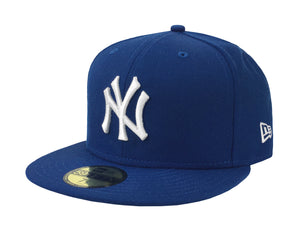 New Era 59Fifty Men's MLB Basic New York Yankees Light Royal Big Size Fitted Cap