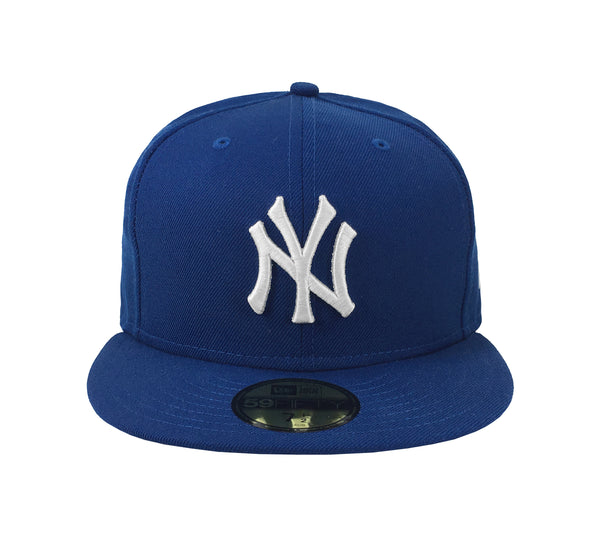 New Era 59Fifty Men's MLB Basic New York Yankees Light Royal Big Size Fitted Cap