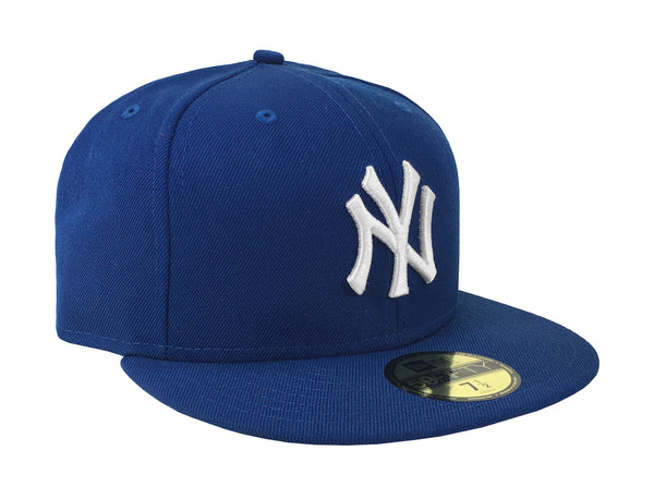 New Era 59Fifty Men's MLB Basic New York Yankees Light Royal Big Size Fitted Cap