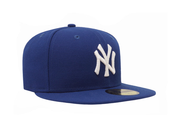New Era 59Fifty Men's MLB Basic New York Yankees Light Royal Fitted Cap