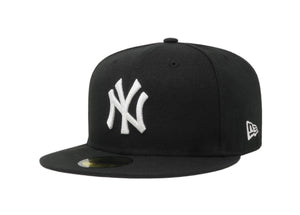 New Era 59Fifty Men's MLB Basic New York Yankees Black Fitted Cap