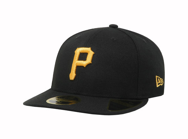 New Era 59Fifty Men's Pittsburgh Pirates Low Profile Black Fitted Cap