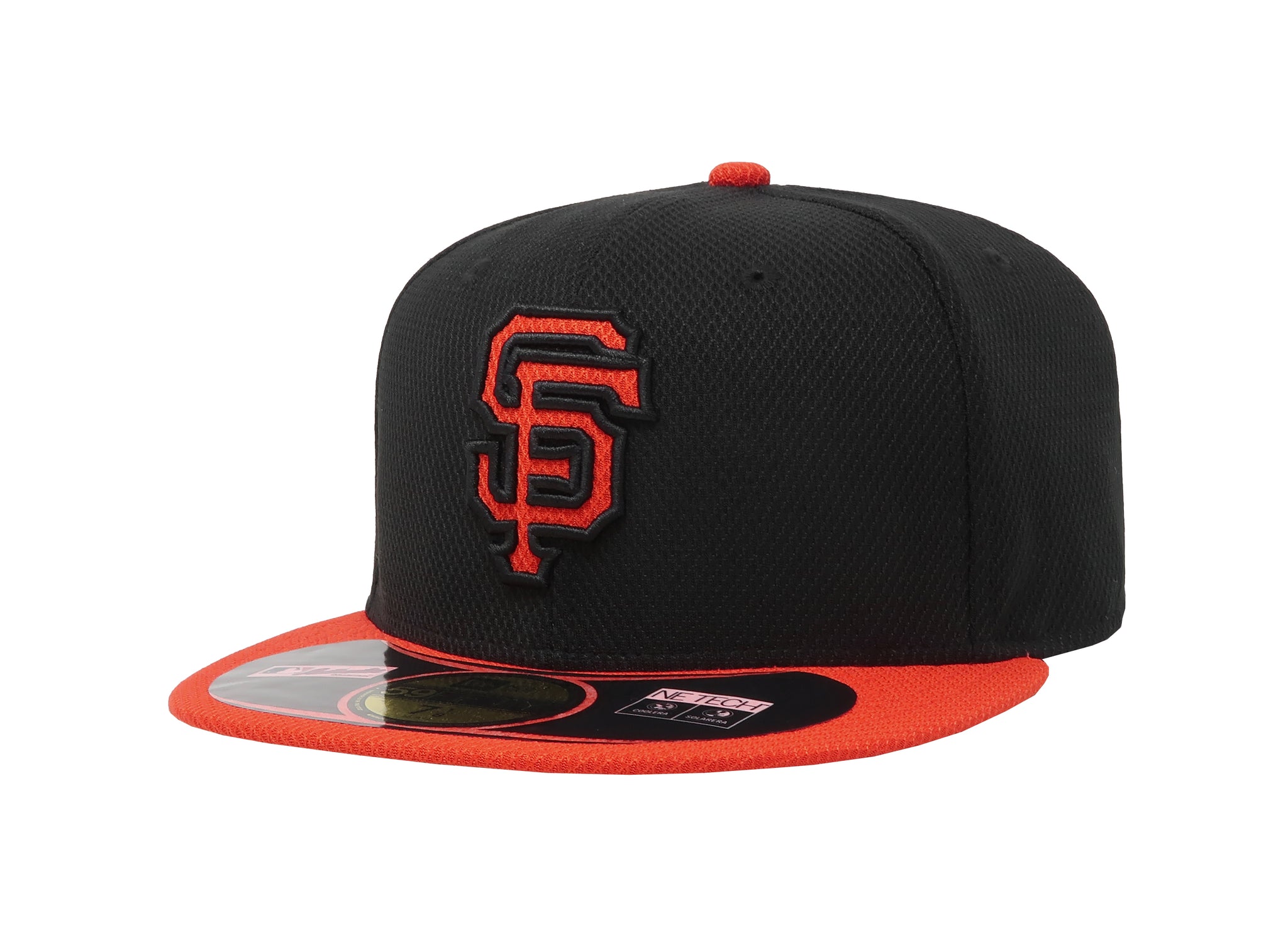 New Era 59Fifty Men's San Francisco Giants Diamond Era Black/Orange Fitted Cap
