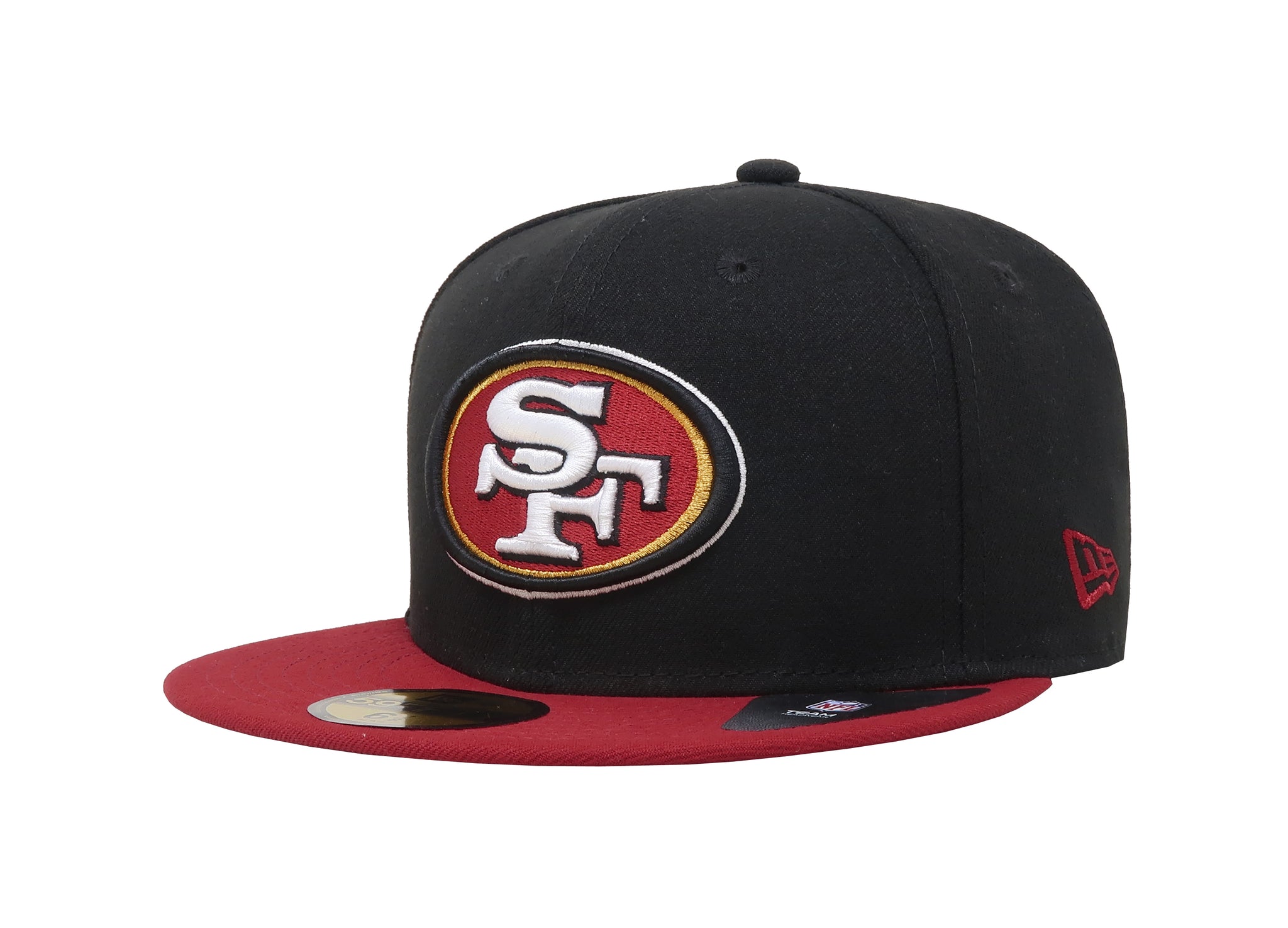 New Era 59Fifty Men's San Francisco 49ers Black/Red Fitted Cap