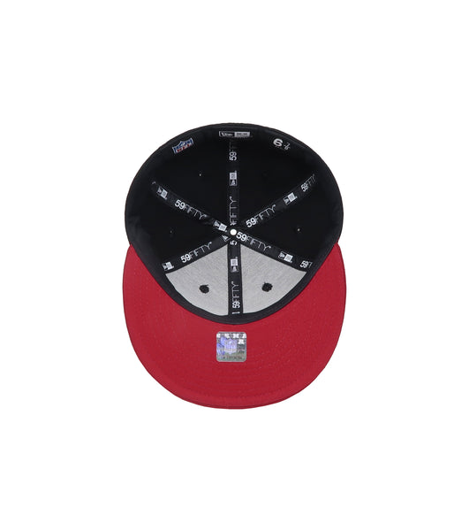 New Era 59Fifty Men's San Francisco 49ers Black/Red Fitted Cap