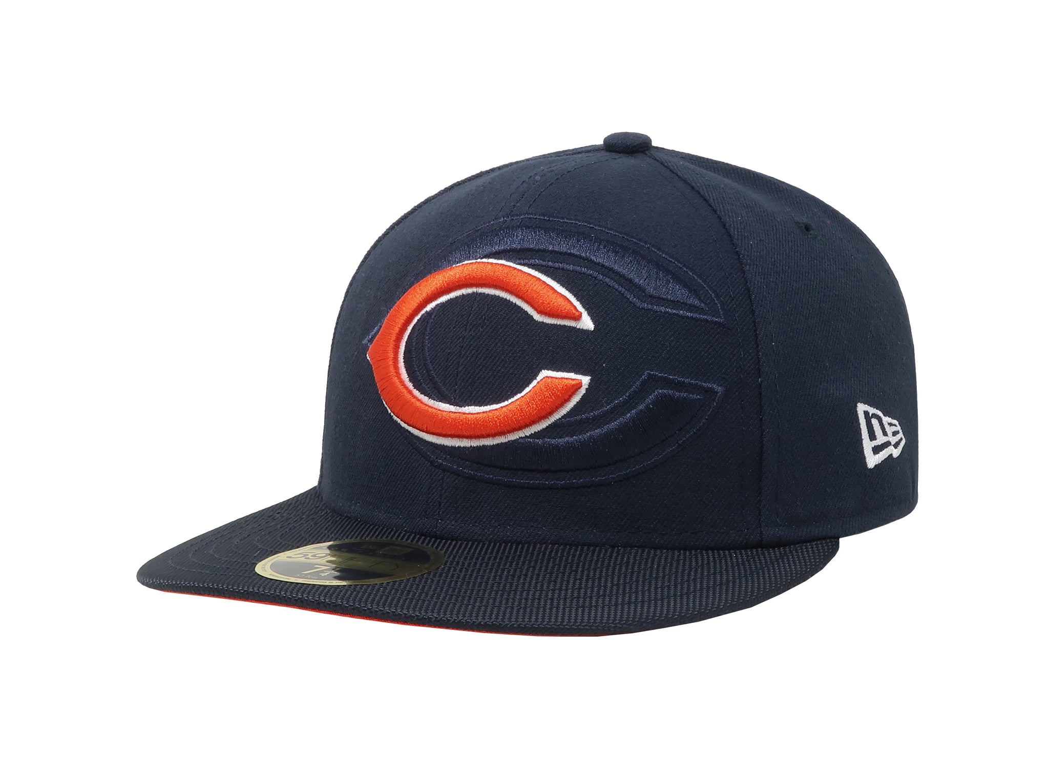 New Era 59Fifty Men's Chicaco Bears Low Profile Navy Fitted Cap