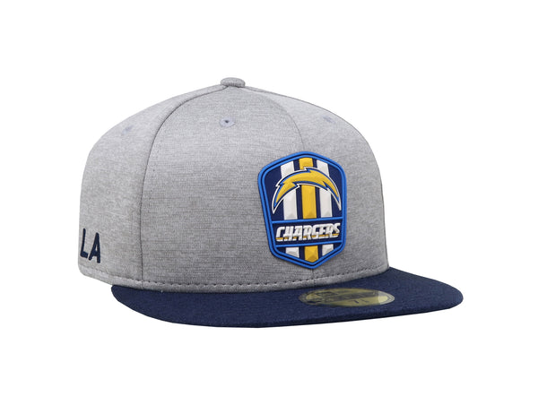 New Era 59Fifty Men's Los Angeles Chargers Sideline 2018 Grey Fitted Cap