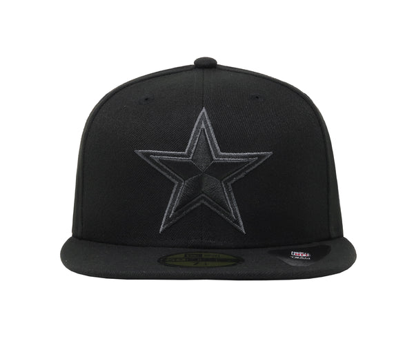 New Era 59Fifty Men's Cap Dallas Cowboys Basic Black/Grey Fitted Hat