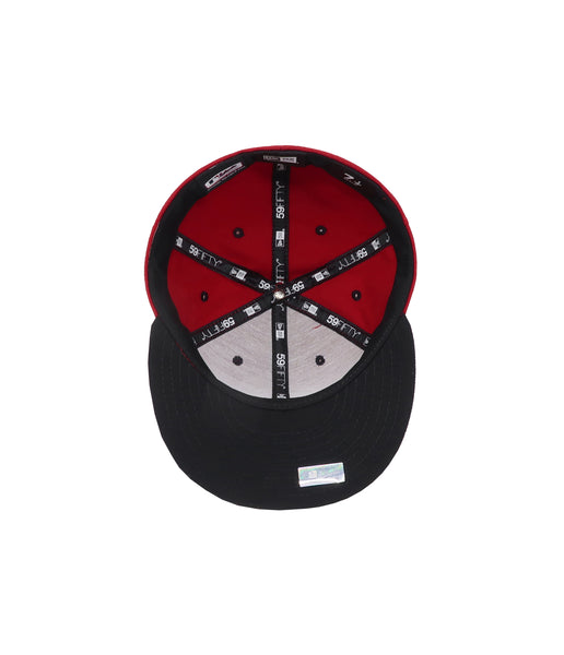 New Era 59Fifty Men's Washington Nationals Red/Navy Fitted Cap