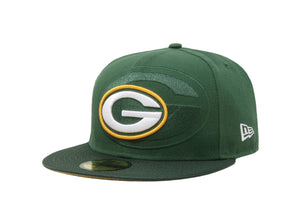 New Era 59Fifty Men's Team Green Bay Packers Green/Gold Fitted Cap