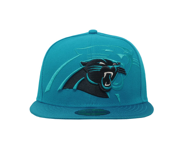 New Era 59Fifty Men's Carolina Panthers Turquoise Fitted Size Cap