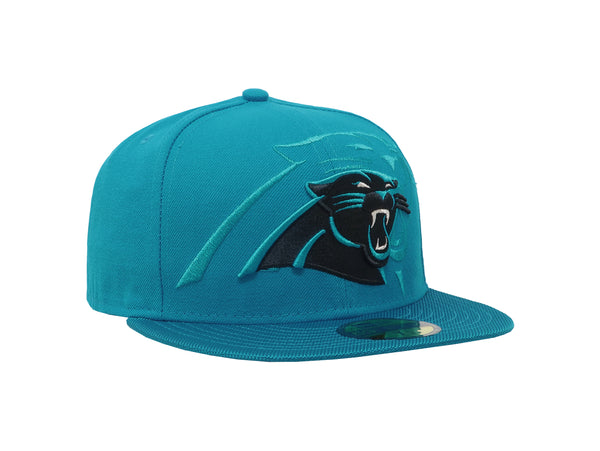 New Era 59Fifty Men's Carolina Panthers Turquoise Fitted Size Cap