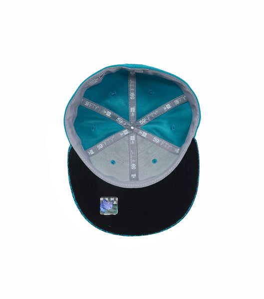 New Era 59Fifty Men's Carolina Panthers Turquoise Fitted Cap