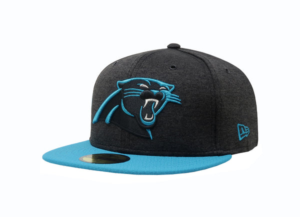 New Era 59Fifty Men's Carolina Panthers Black/Turquoise Fitted Cap