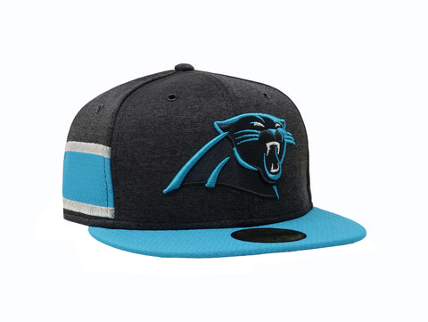 New Era 59Fifty Men's Carolina Panthers Black/Turquoise Fitted Cap