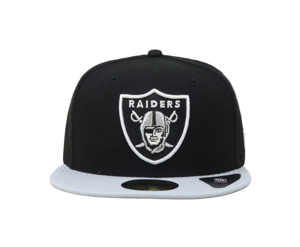 New Era 59Fifty Men's NFL Oakland Raiders Black/Grey Fitted Cap