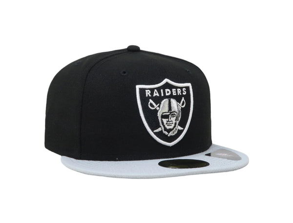 New Era 59Fifty Men's NFL Oakland Raiders Black/Grey Fitted Cap