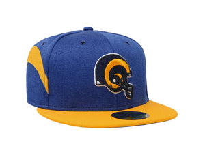 New Era 59Fifty Men's Los Angeles Rams Helmet Royal/Gold Fitted Cap
