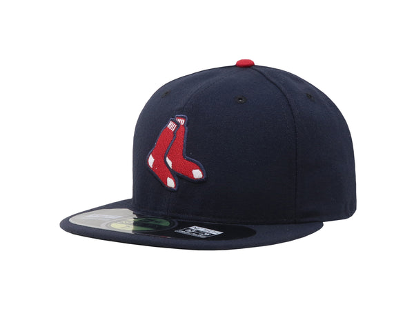 New Era Men 59Fifty MLB Boston Red Sox Navy Fitted Cap