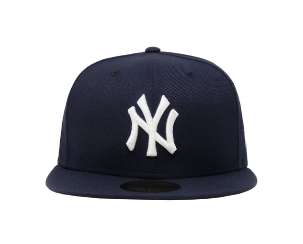 New Era Men's MLB 59Fifty New York Yankees Navy Blue Fitted Hat