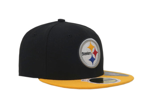 New Era Kids 59Fifty Pittsburgh Steelers Black/Gold Fitted Cap