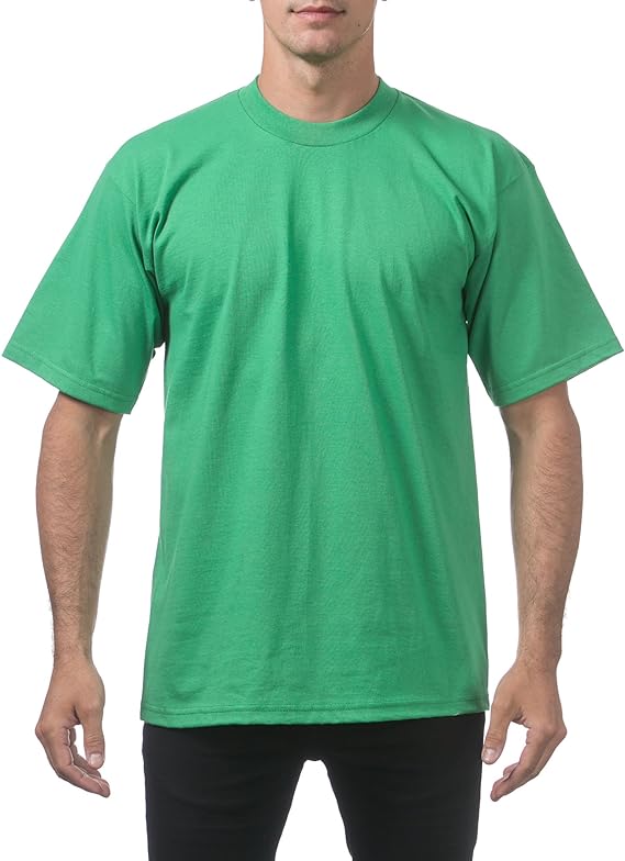 Pro Club Men's Heavy Crew T s/s Kelly Green Shirt