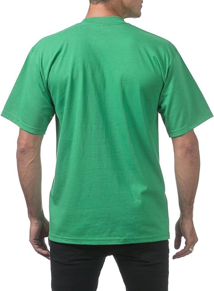 Pro Club Men's Heavy Crew T s/s Kelly Green Shirt