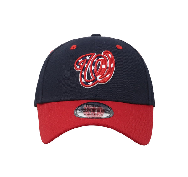 New Era 9Forty Men's Washington Nationals The League Navy/Red Adjustable Cap